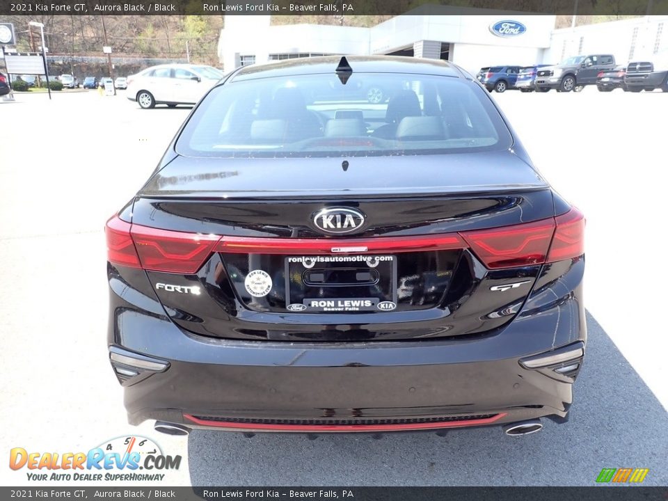 2021 Kia Forte GT Aurora Black / Black Photo #8