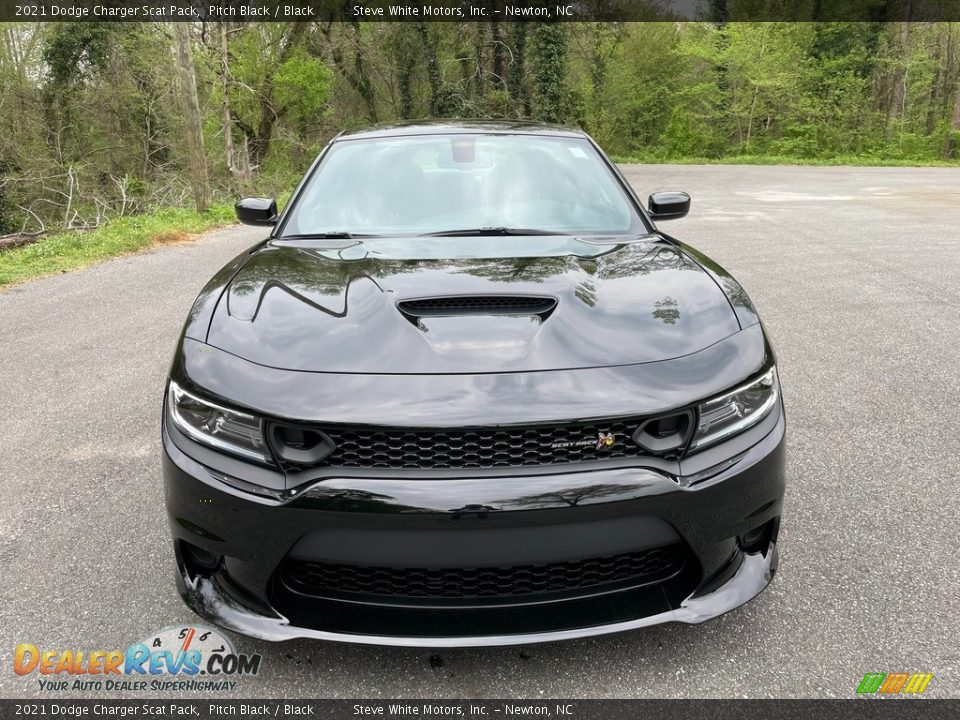 2021 Dodge Charger Scat Pack Pitch Black / Black Photo #3