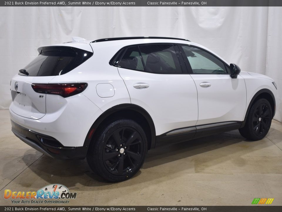 2021 Buick Envision Preferred AWD Summit White / Ebony w/Ebony Accents Photo #2