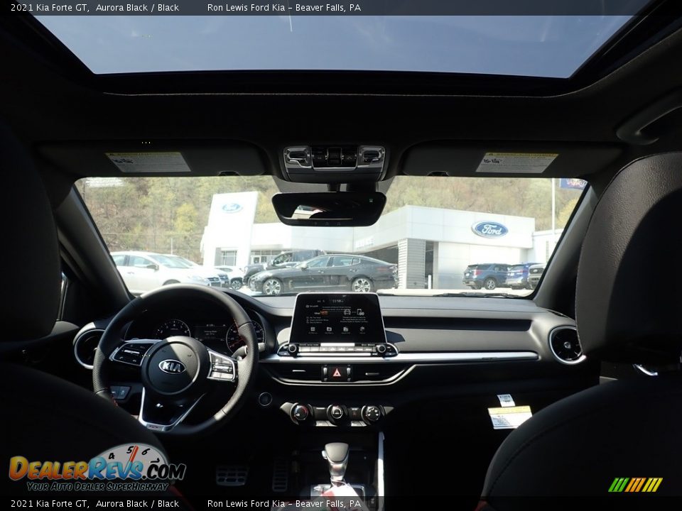 2021 Kia Forte GT Aurora Black / Black Photo #12