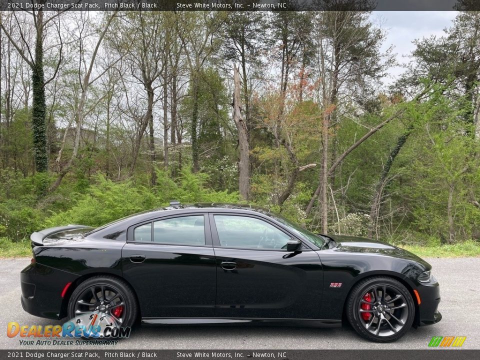 Pitch Black 2021 Dodge Charger Scat Pack Photo #5
