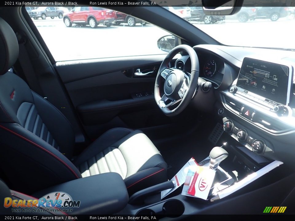 2021 Kia Forte GT Aurora Black / Black Photo #14