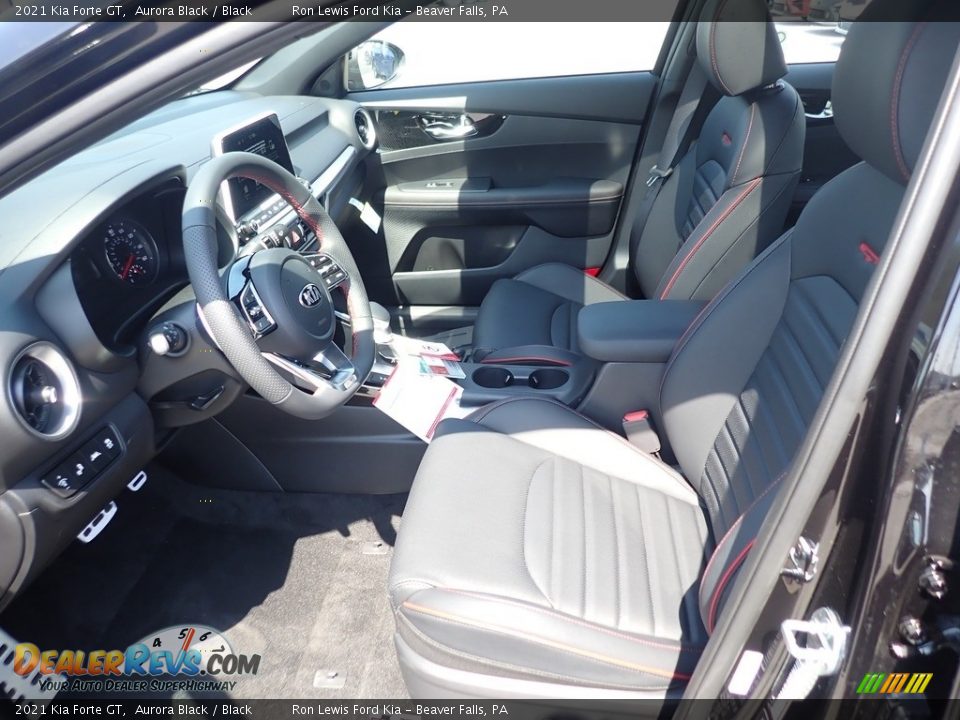 2021 Kia Forte GT Aurora Black / Black Photo #16