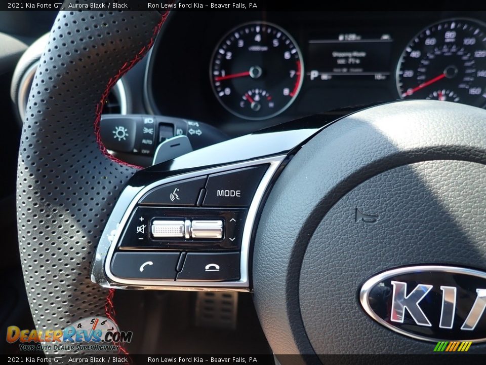 2021 Kia Forte GT Aurora Black / Black Photo #23