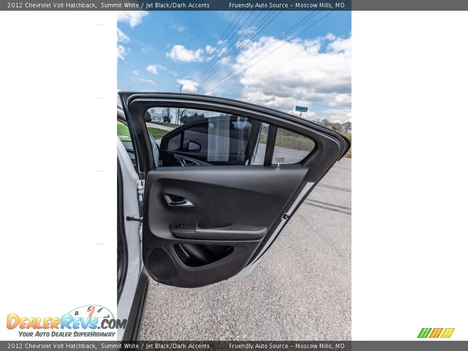 2012 Chevrolet Volt Hatchback Summit White / Jet Black/Dark Accents Photo #25