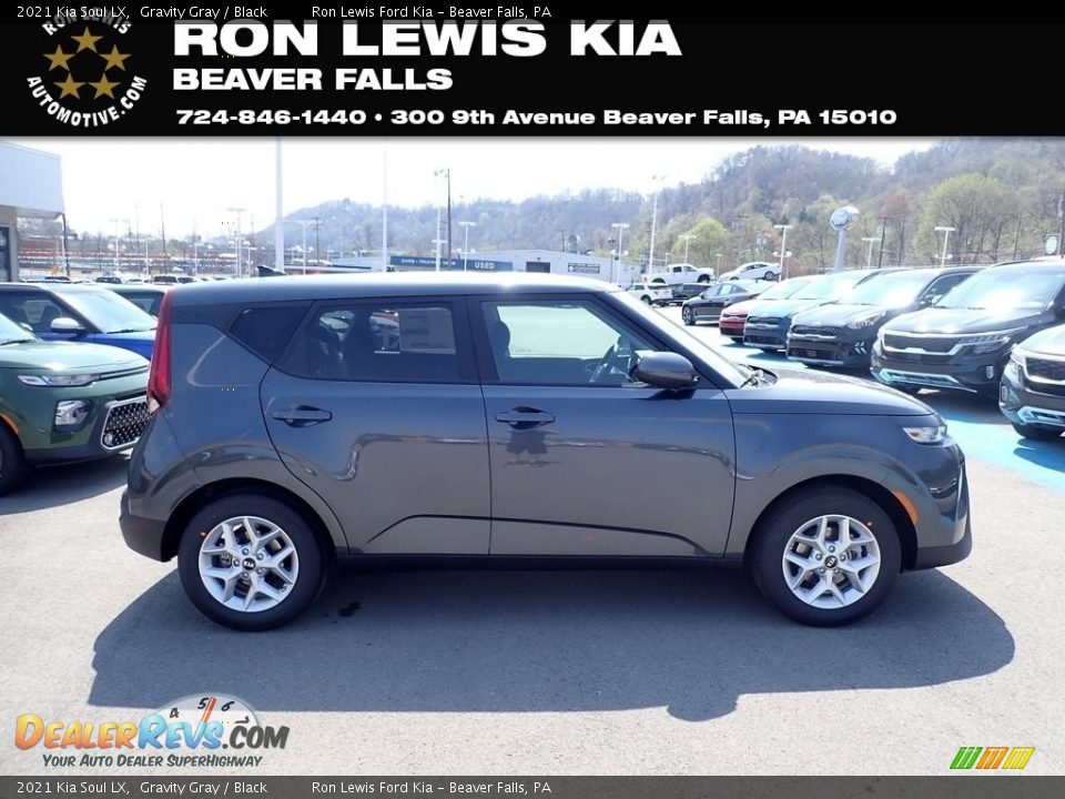 2021 Kia Soul LX Gravity Gray / Black Photo #1