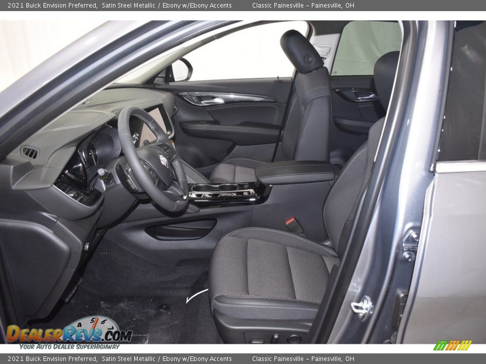 2021 Buick Envision Preferred Satin Steel Metallic / Ebony w/Ebony Accents Photo #6