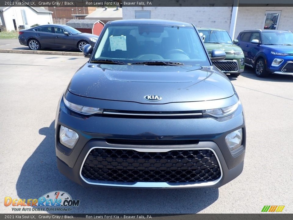 2021 Kia Soul LX Gravity Gray / Black Photo #4