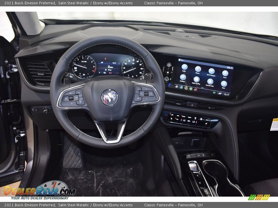 2021 Buick Envision Preferred Satin Steel Metallic / Ebony w/Ebony Accents Photo #9