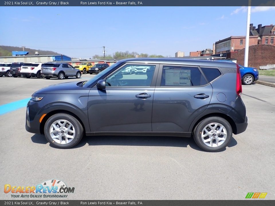 2021 Kia Soul LX Gravity Gray / Black Photo #6