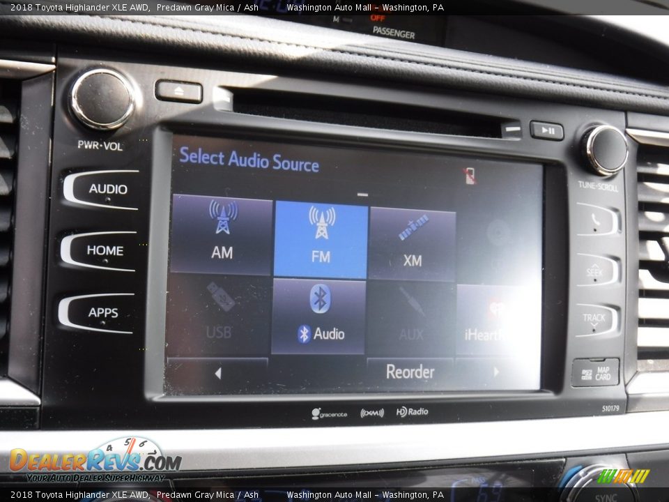 2018 Toyota Highlander XLE AWD Predawn Gray Mica / Ash Photo #5
