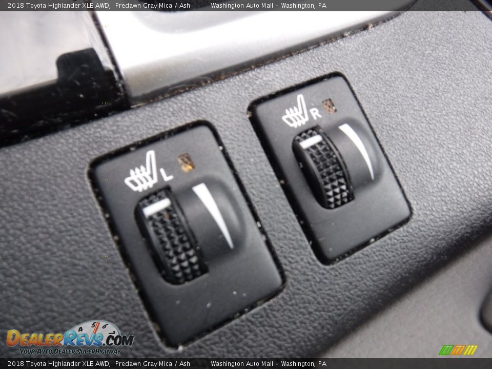 2018 Toyota Highlander XLE AWD Predawn Gray Mica / Ash Photo #6