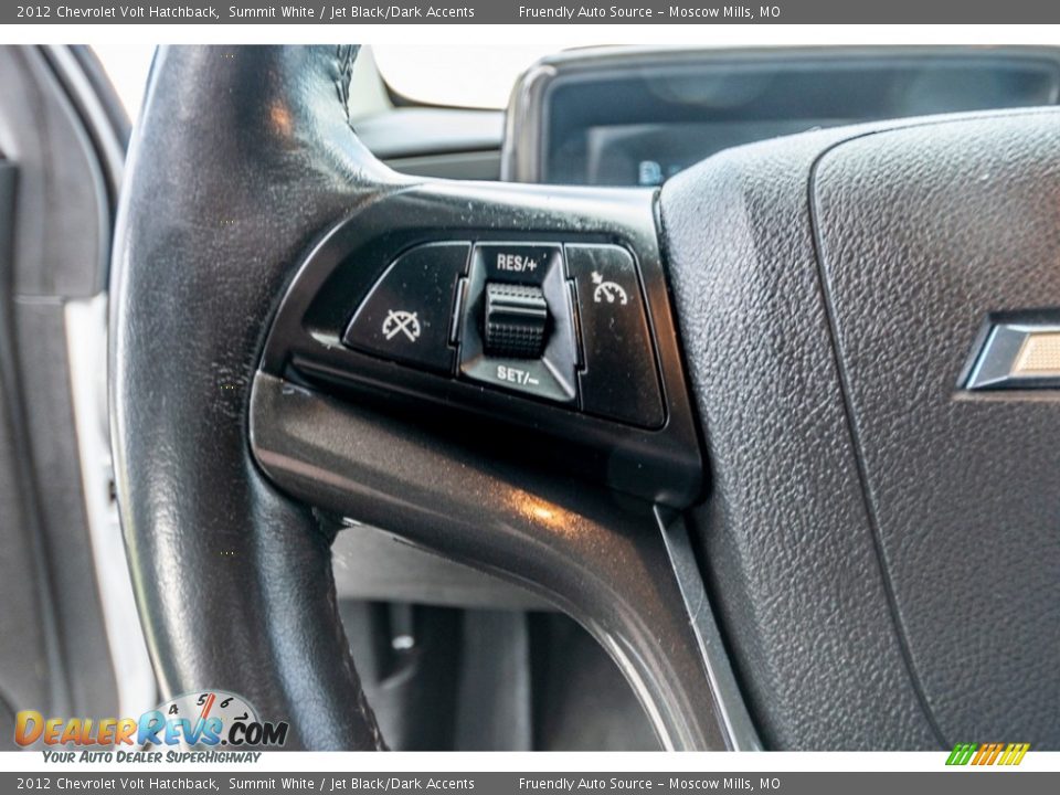 2012 Chevrolet Volt Hatchback Summit White / Jet Black/Dark Accents Photo #33
