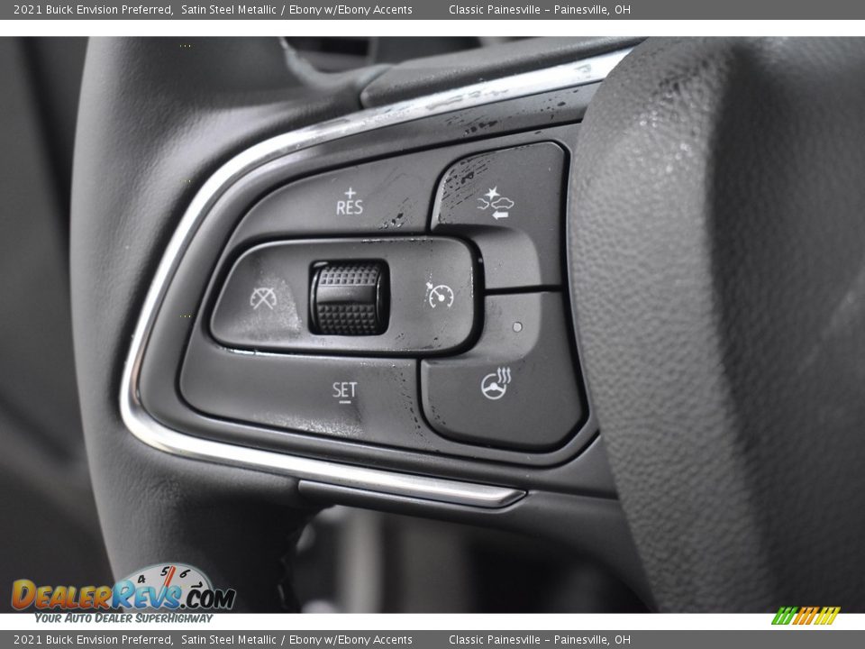 2021 Buick Envision Preferred Satin Steel Metallic / Ebony w/Ebony Accents Photo #10