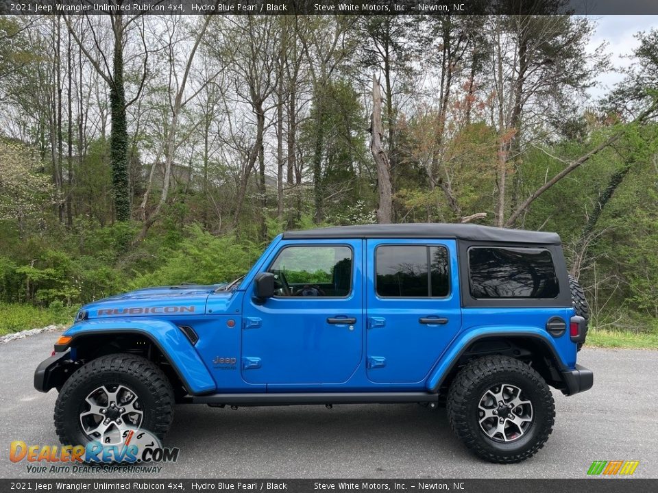 Hydro Blue Pearl 2021 Jeep Wrangler Unlimited Rubicon 4x4 Photo #1