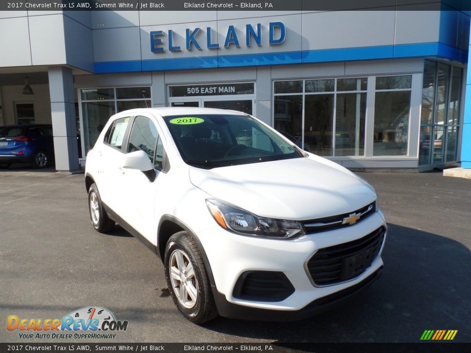 2017 Chevrolet Trax LS AWD Summit White / Jet Black Photo #4