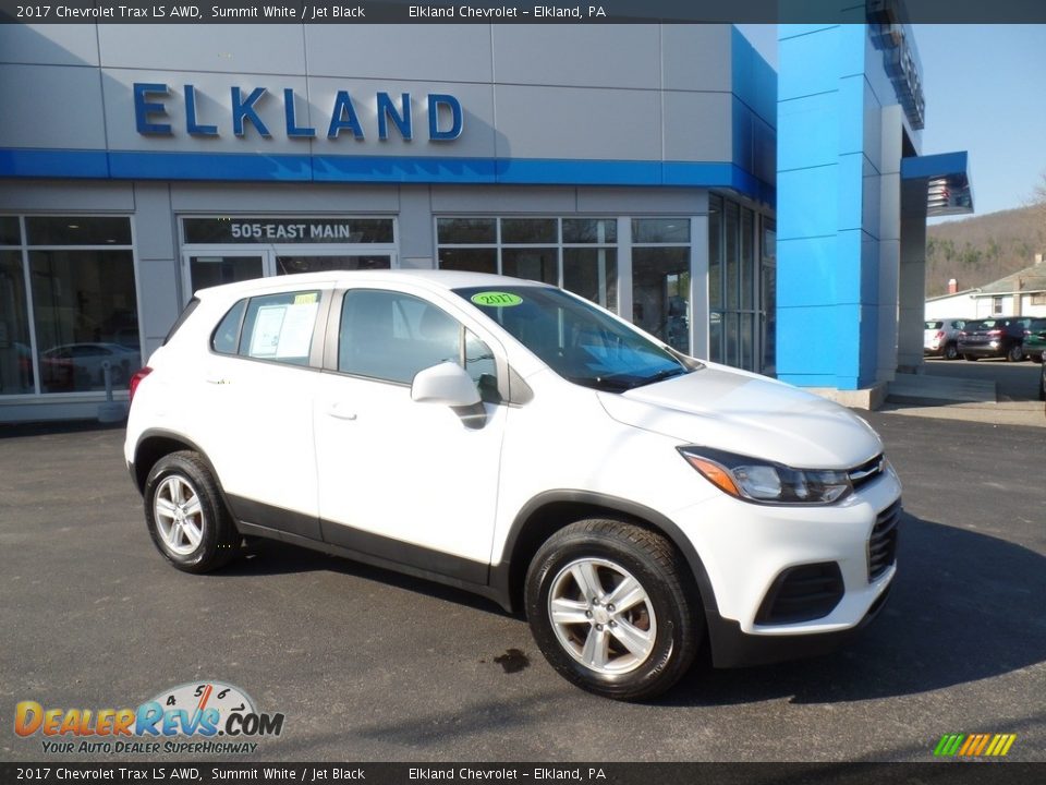 2017 Chevrolet Trax LS AWD Summit White / Jet Black Photo #5