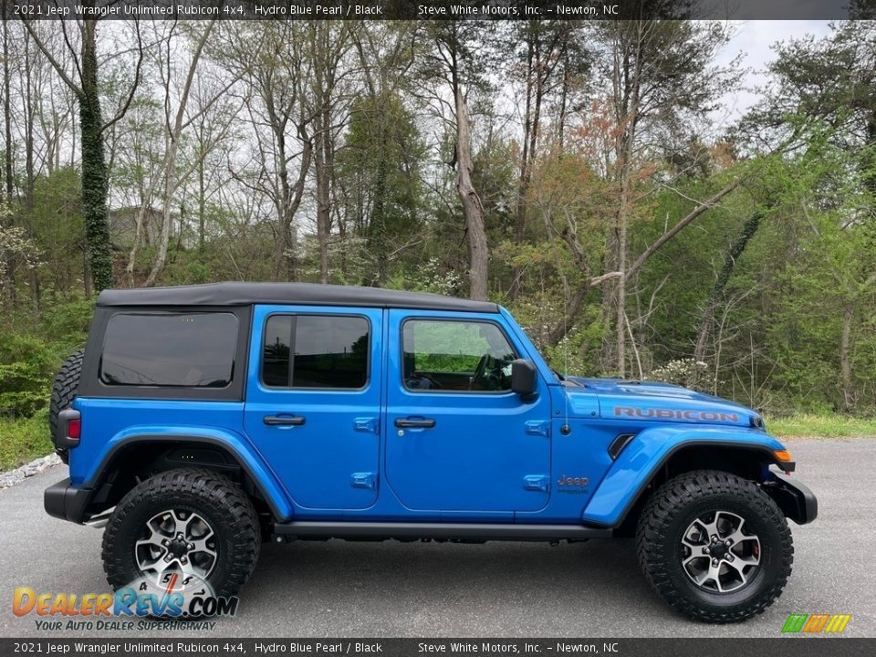 Hydro Blue Pearl 2021 Jeep Wrangler Unlimited Rubicon 4x4 Photo #5