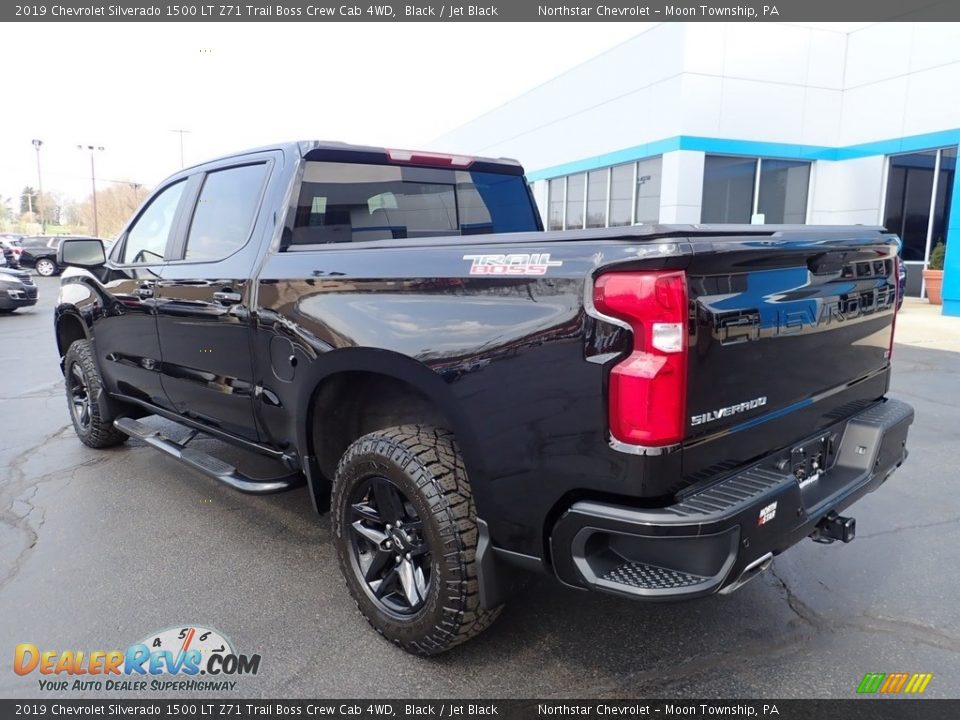 2019 Chevrolet Silverado 1500 LT Z71 Trail Boss Crew Cab 4WD Black / Jet Black Photo #4