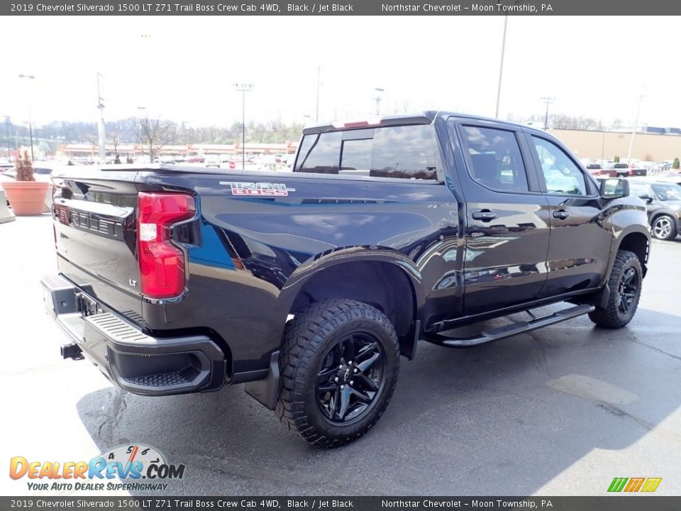 2019 Chevrolet Silverado 1500 LT Z71 Trail Boss Crew Cab 4WD Black / Jet Black Photo #8