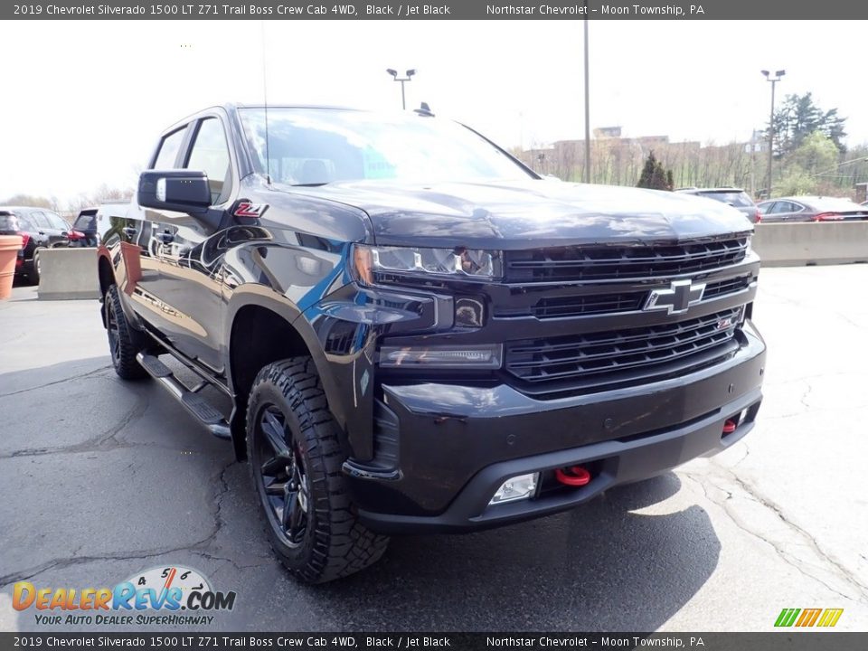 2019 Chevrolet Silverado 1500 LT Z71 Trail Boss Crew Cab 4WD Black / Jet Black Photo #11