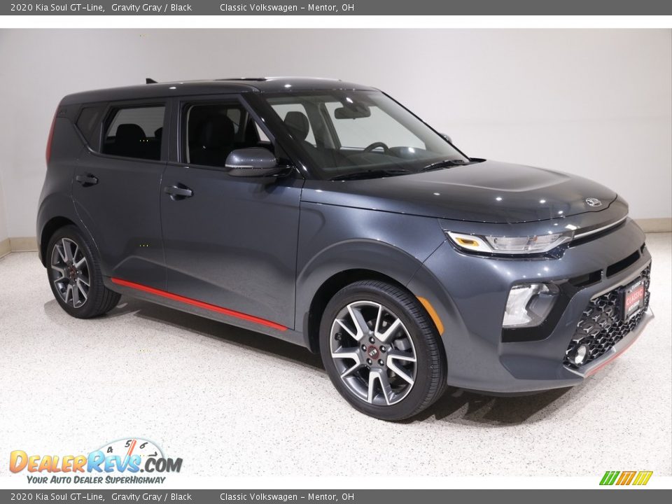 2020 Kia Soul GT-Line Gravity Gray / Black Photo #1