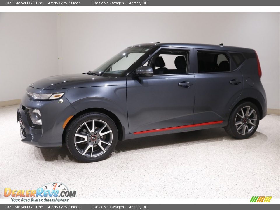 2020 Kia Soul GT-Line Gravity Gray / Black Photo #3