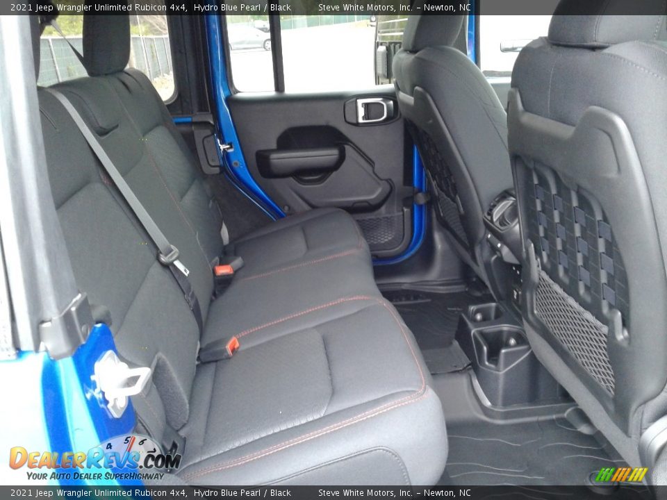 2021 Jeep Wrangler Unlimited Rubicon 4x4 Hydro Blue Pearl / Black Photo #16