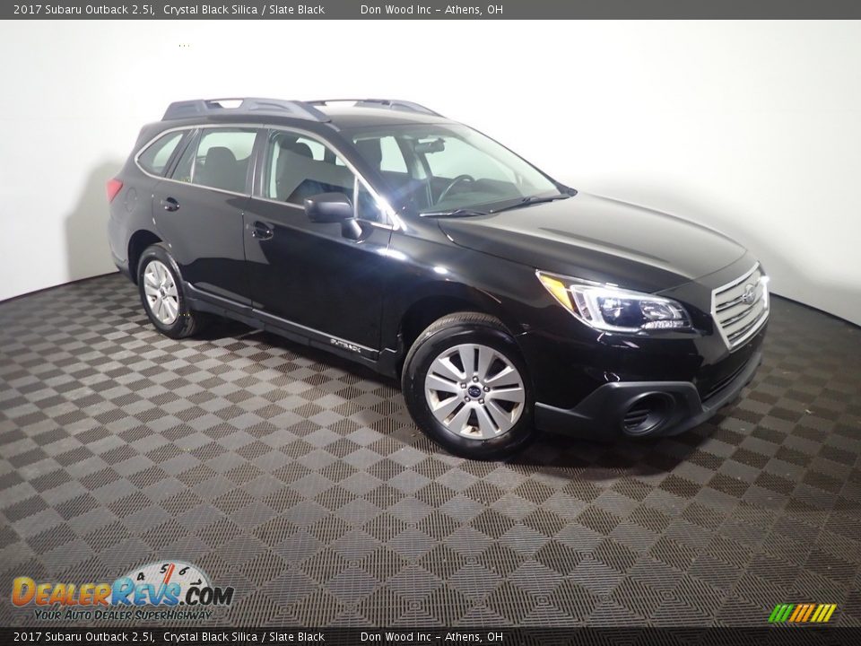 2017 Subaru Outback 2.5i Crystal Black Silica / Slate Black Photo #3