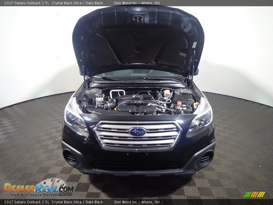 2017 Subaru Outback 2.5i Crystal Black Silica / Slate Black Photo #6