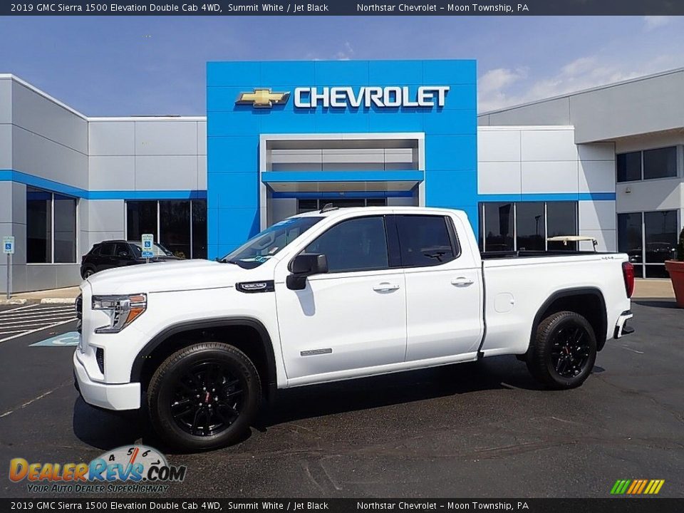 2019 GMC Sierra 1500 Elevation Double Cab 4WD Summit White / Jet Black Photo #1