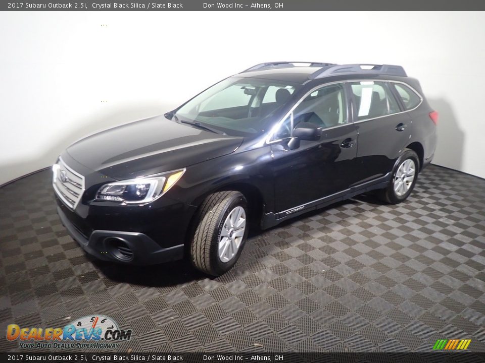 2017 Subaru Outback 2.5i Crystal Black Silica / Slate Black Photo #9