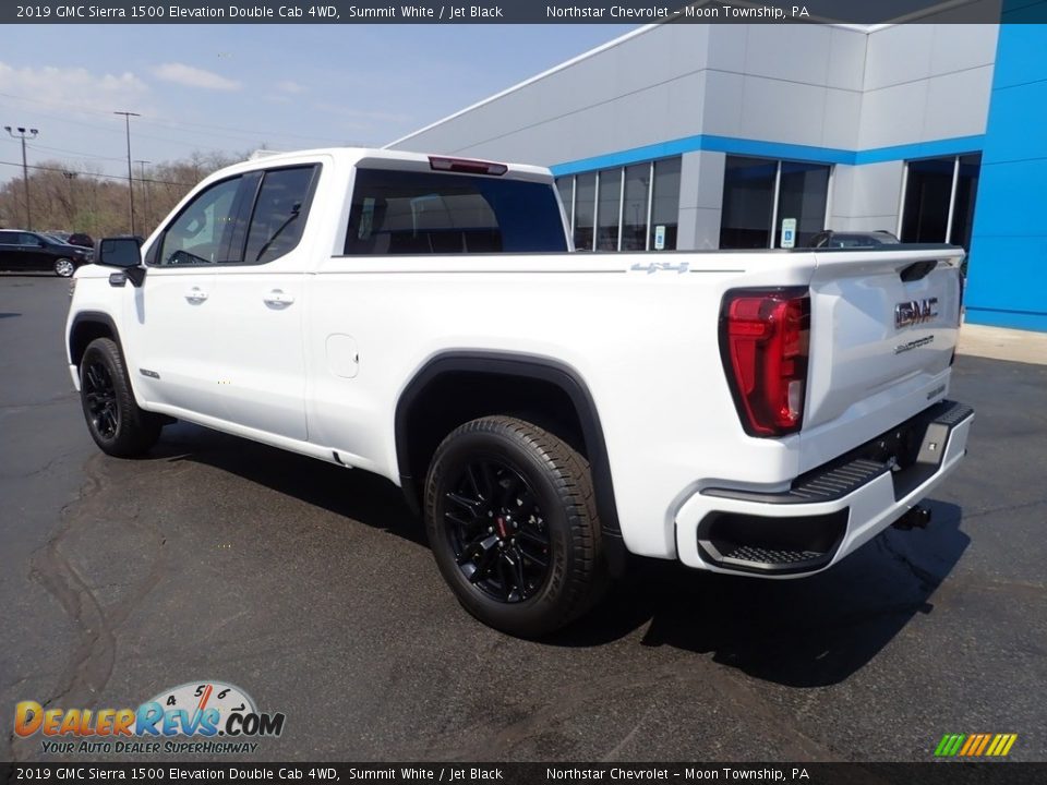 2019 GMC Sierra 1500 Elevation Double Cab 4WD Summit White / Jet Black Photo #4