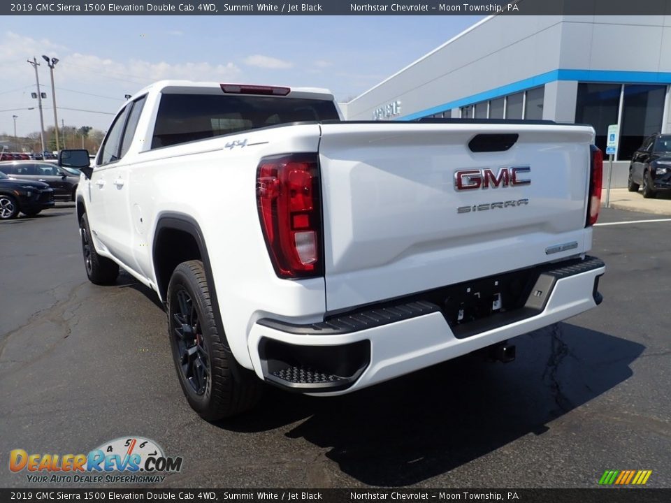 2019 GMC Sierra 1500 Elevation Double Cab 4WD Summit White / Jet Black Photo #5