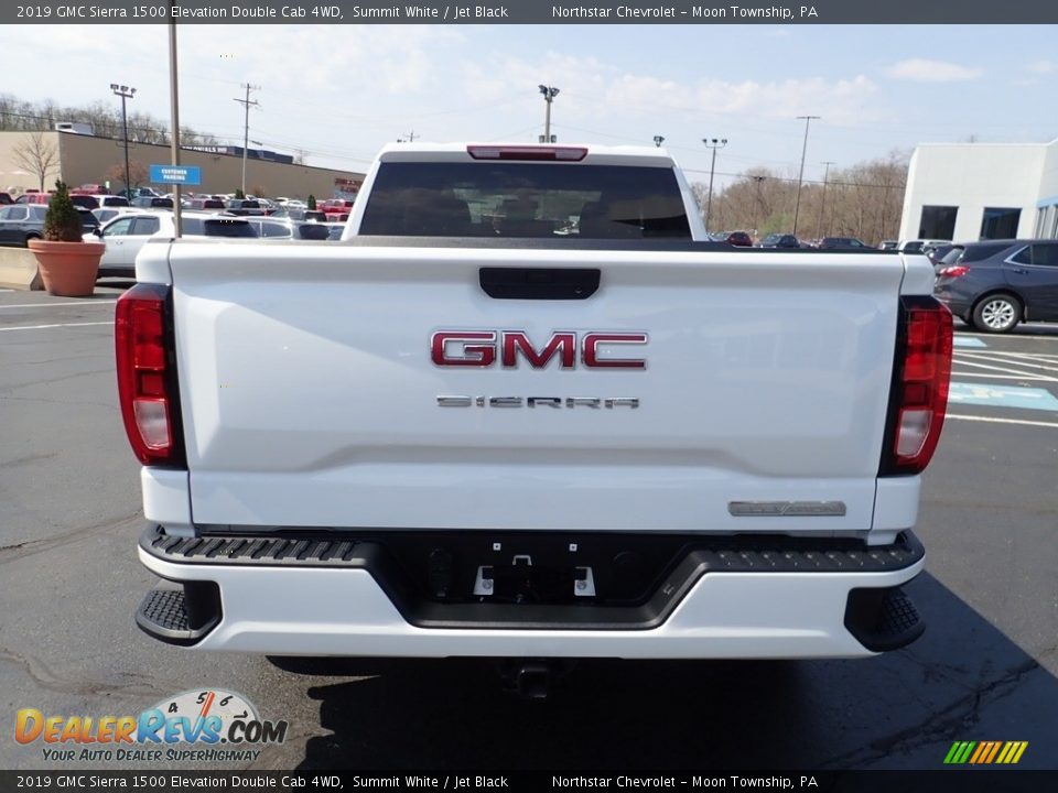 2019 GMC Sierra 1500 Elevation Double Cab 4WD Summit White / Jet Black Photo #6