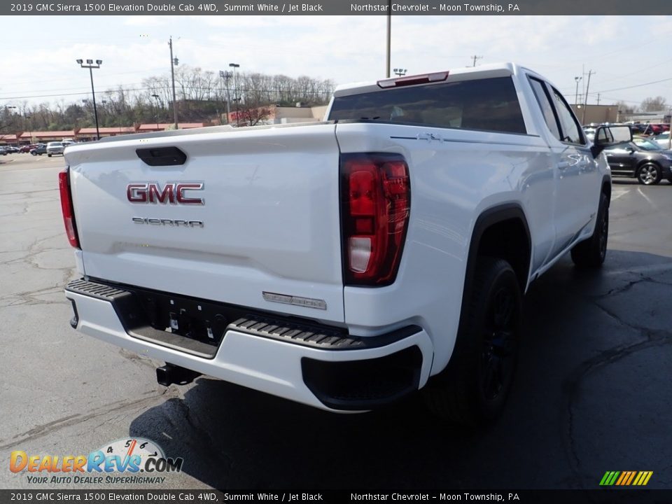 2019 GMC Sierra 1500 Elevation Double Cab 4WD Summit White / Jet Black Photo #7