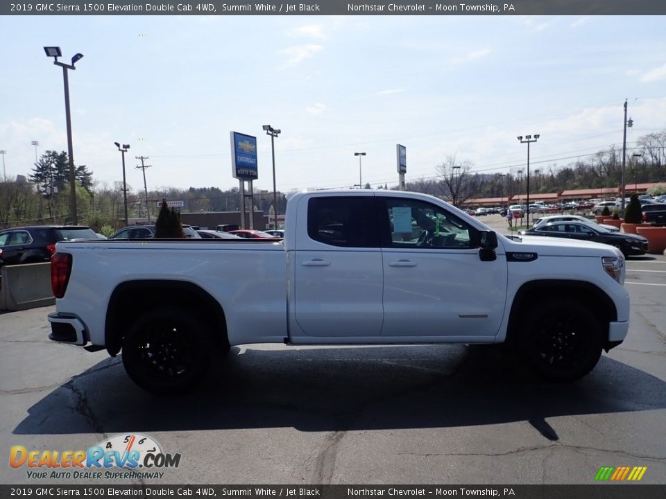 2019 GMC Sierra 1500 Elevation Double Cab 4WD Summit White / Jet Black Photo #9