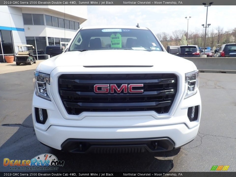 2019 GMC Sierra 1500 Elevation Double Cab 4WD Summit White / Jet Black Photo #12