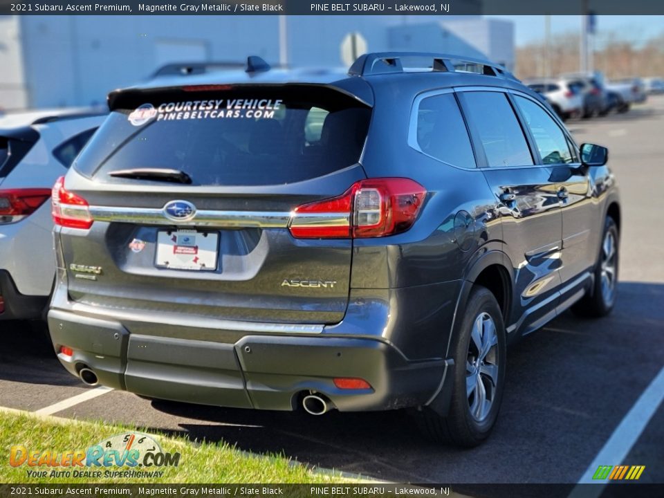 2021 Subaru Ascent Premium Magnetite Gray Metallic / Slate Black Photo #4