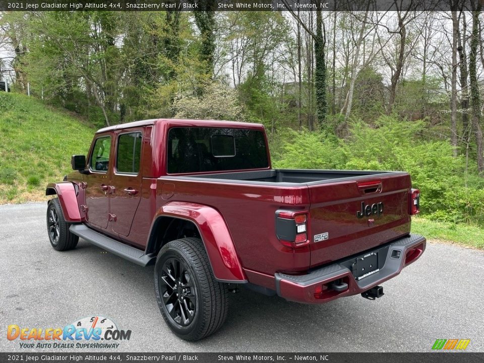 2021 Jeep Gladiator High Altitude 4x4 Snazzberry Pearl / Black Photo #9