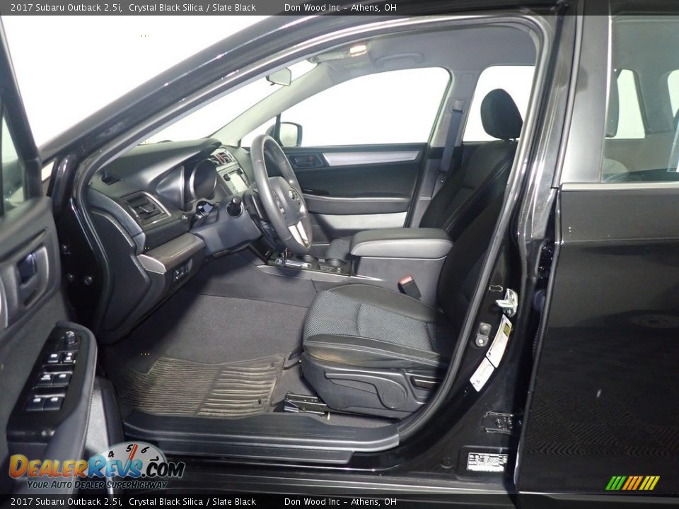 2017 Subaru Outback 2.5i Crystal Black Silica / Slate Black Photo #22
