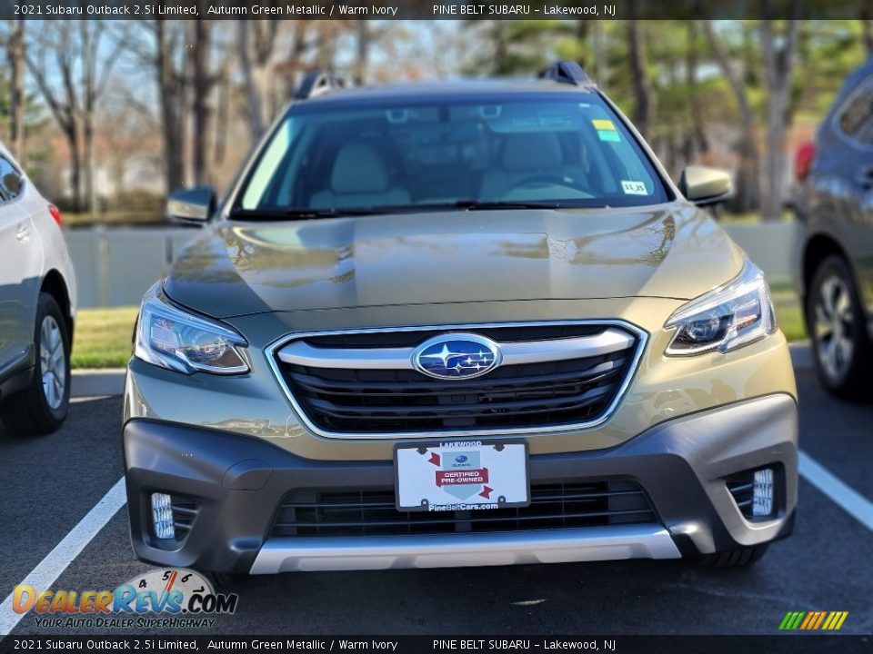 2021 Subaru Outback 2.5i Limited Autumn Green Metallic / Warm Ivory Photo #2