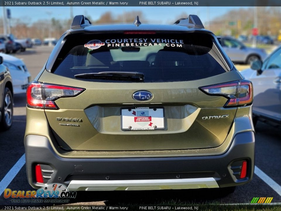 2021 Subaru Outback 2.5i Limited Autumn Green Metallic / Warm Ivory Photo #4
