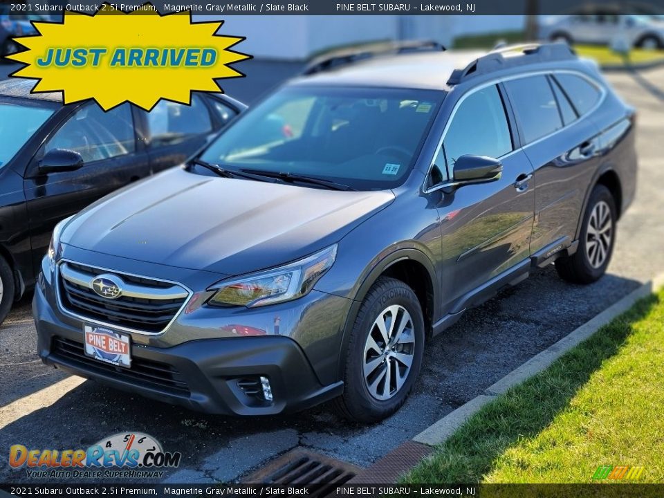 2021 Subaru Outback 2.5i Premium Magnetite Gray Metallic / Slate Black Photo #1