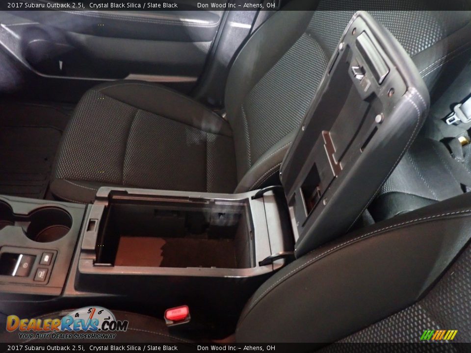 2017 Subaru Outback 2.5i Crystal Black Silica / Slate Black Photo #33