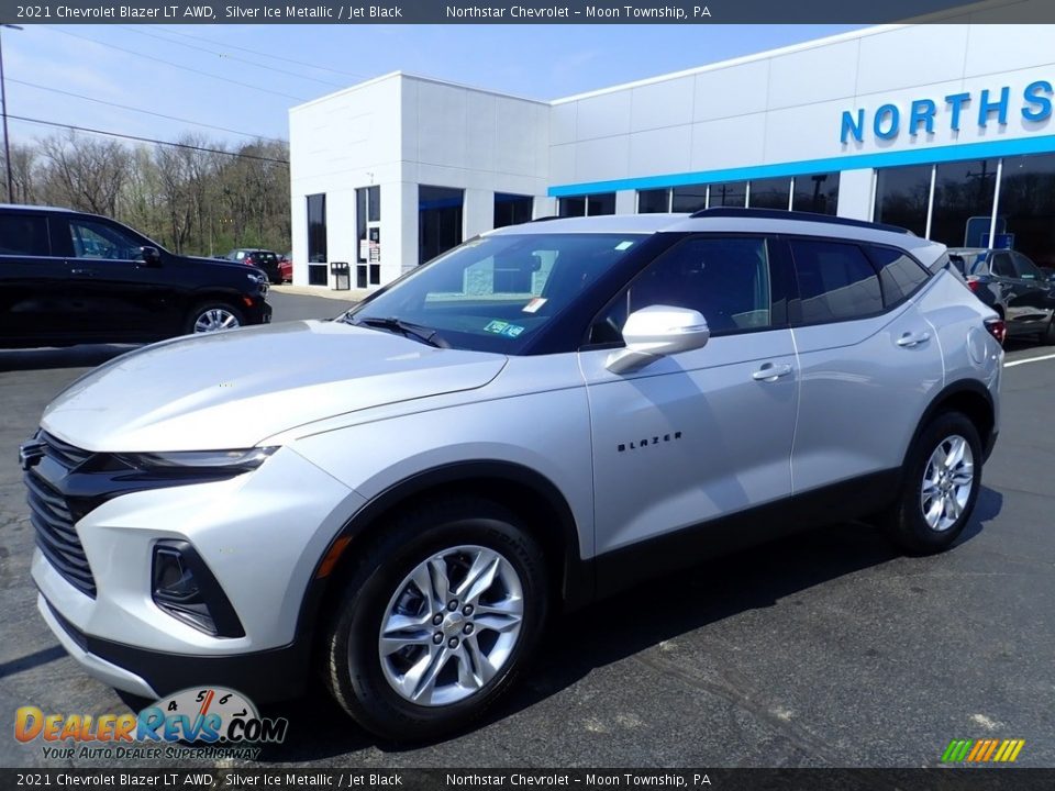 2021 Chevrolet Blazer LT AWD Silver Ice Metallic / Jet Black Photo #1