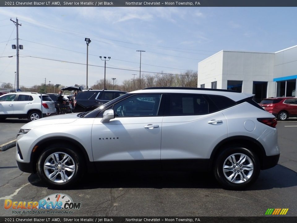 2021 Chevrolet Blazer LT AWD Silver Ice Metallic / Jet Black Photo #2