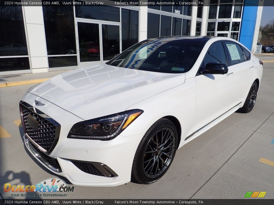 Uyuni White 2020 Hyundai Genesis G80 AWD Photo #9