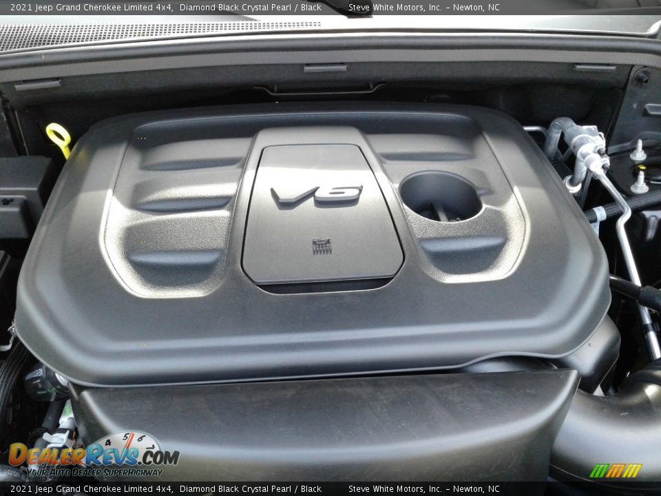 2021 Jeep Grand Cherokee Limited 4x4 Diamond Black Crystal Pearl / Black Photo #9