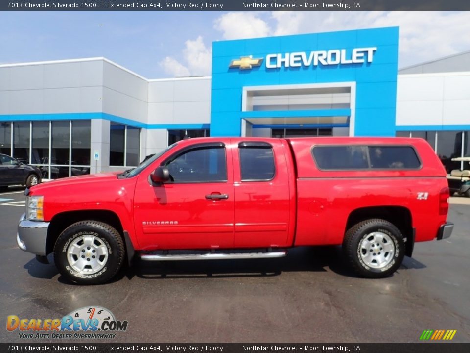 2013 Chevrolet Silverado 1500 LT Extended Cab 4x4 Victory Red / Ebony Photo #3